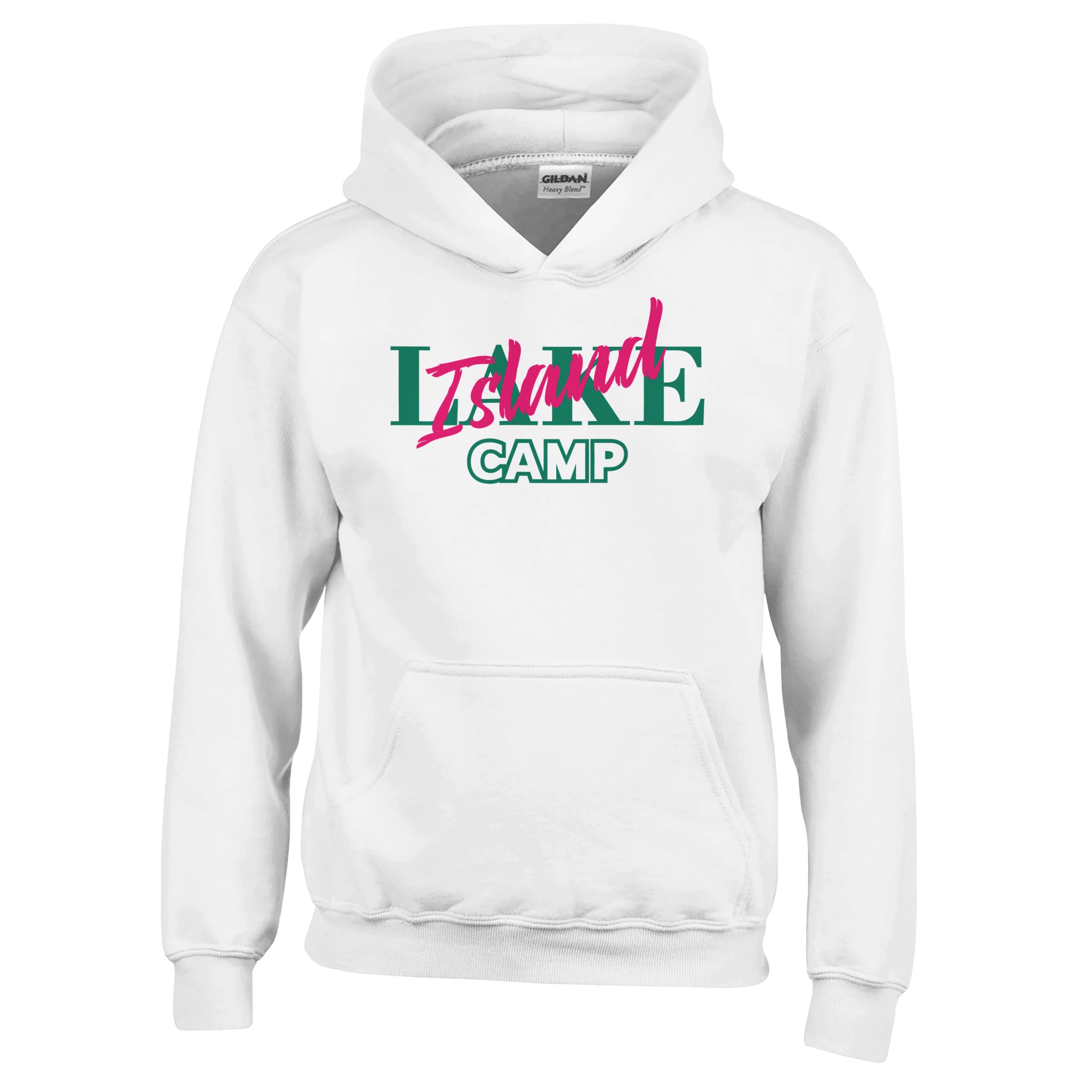 Kids White Retro Hoodie